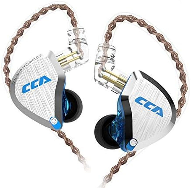 C12 in Ear Monitor Headphones 5BA 1DD Hybrid Hifi Gaming IEM Earphones Noise Isolating Stereo Wired Earbuds for Musicians Audiophile Singers Dj（With Mic）